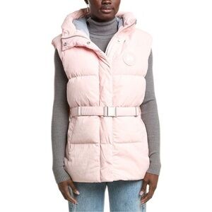NWT New Canada Goose Rayla Pink Down Vest Size Small